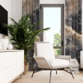 Zasłona półzaciemniająca glamour 140x250, na taśmie    - 5685
