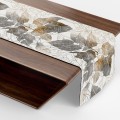 Bieżnik biały w liście 40x120 - 6764