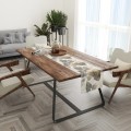 Bieżnik biały w liście 40x120 - 6765