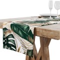 Bieżnik liście monstera 40x220 - 6800
