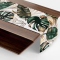 Bieżnik liście monstera 40x220 - 6804