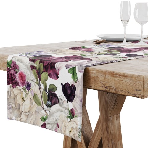 Bieżnik w pastelowe kwiaty 40x120 - 6832