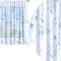 Firana gotowa biała woal z wzorem delikatne liście 300x150 - 6971