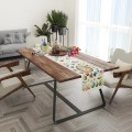 Bieżnik biały z motywem wielkanocnym 40x140  - 7383