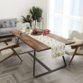 Bieżnik biały z motywem wielkanocnym 40x180 - 7419