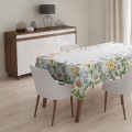 Obrus plamoodporny z motywem kwiatowym 140x220 - 7531