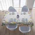Obrus plamoodporny z motywem kwiatowym 140x220 - 7534