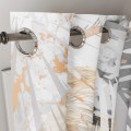 Zasłona półzaciemniająca tropikalne liście 140x250, przelotki - 8037