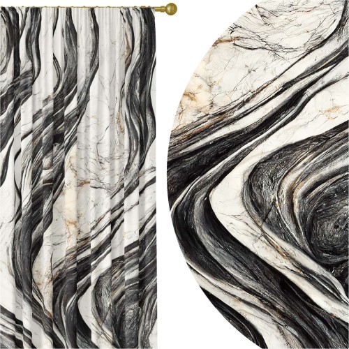 Zasłona półzaciemniająca glamour 140x250 na taśmie    - 8265