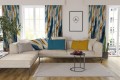Zasłona półzaciemniająca glamour 140x250 na taśmie  - 8418