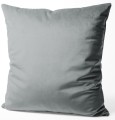 Welwetowa szara poszewka 40x40 - 931