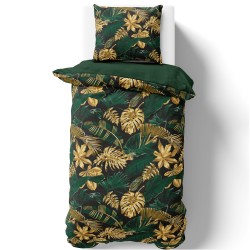 Pościel z motywem tropikalnych liści 140x200    