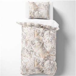 Pościel z motywem tropikalnych liści 140x200   