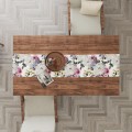 Bieżnik pastelowe kwiaty  40x140 - 987